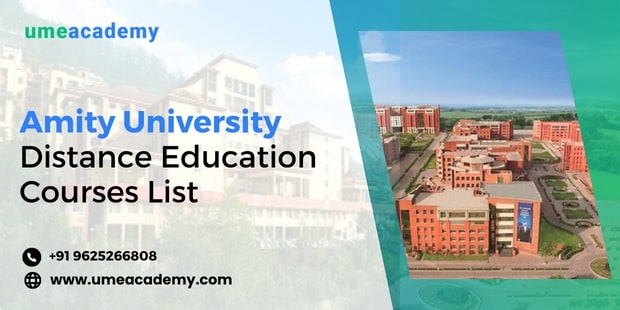 Amity University Distance Education Courses List